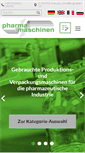 Mobile Screenshot of pharma-maschinen.com