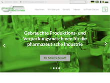 Tablet Screenshot of pharma-maschinen.com